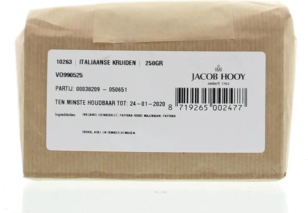 Jacob Hooy Italiaanse Kruiden 250g