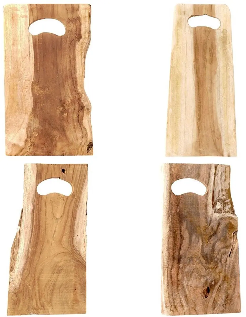 Excellent Houseware Teak Snijplank 42x26x3cm - afbeelding 3 van 6