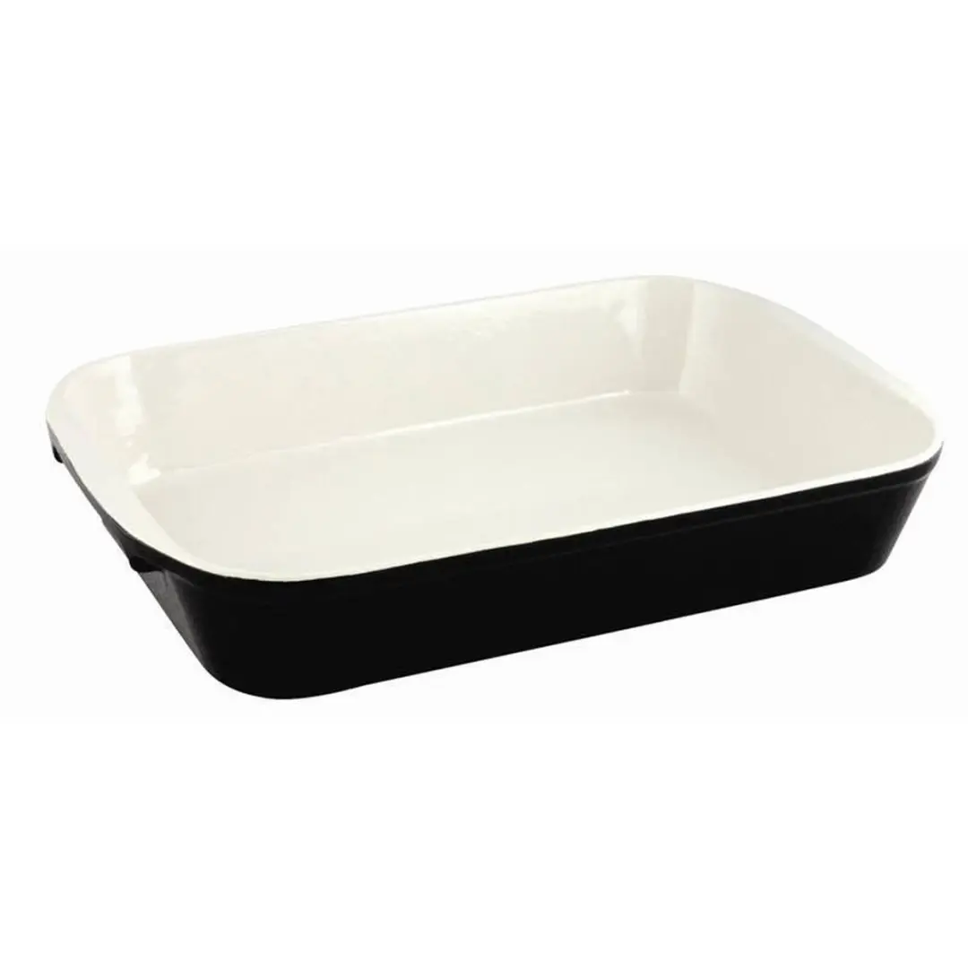 Vogue U572 Rechthoekige Schaal - 40,5x25cm - 5L - Zwart
