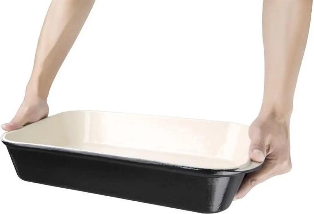 Vogue U572 Rechthoekige Schaal - 40,5x25cm - 5L - Zwart
