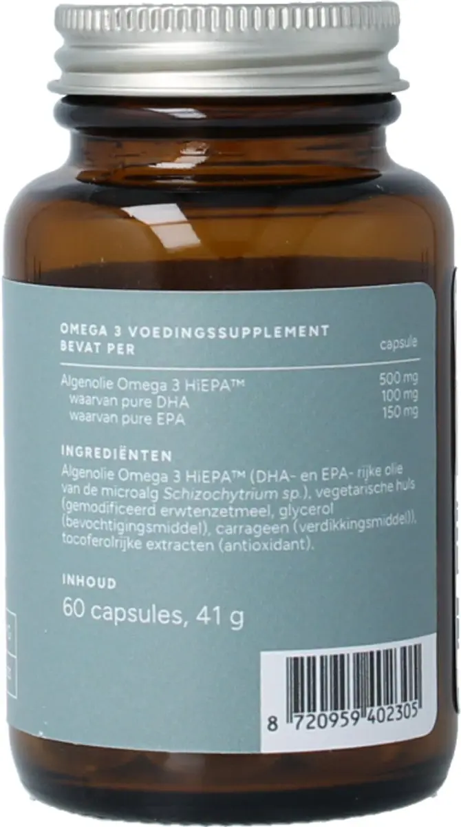 Mattisson Vegan Algenolie 60 Capsules - 150mg EPA/100mg DHA