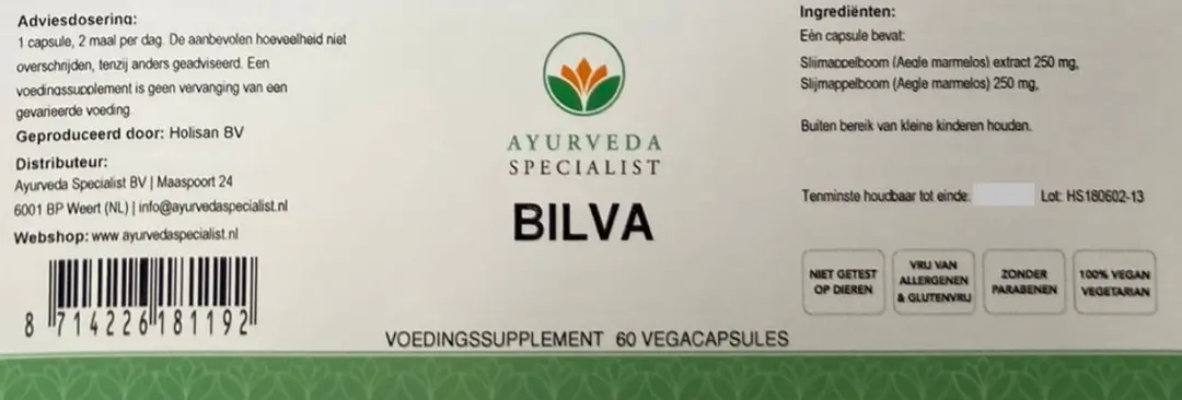 Holisan Bilva Capsules 60 stuks