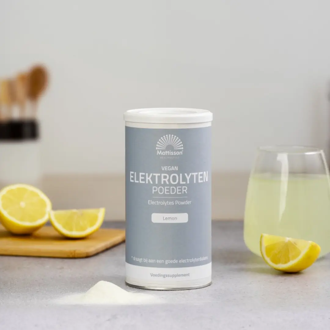 Mattisson Elektrolyten Poeder Lemon 300g - afbeelding 6 van 6