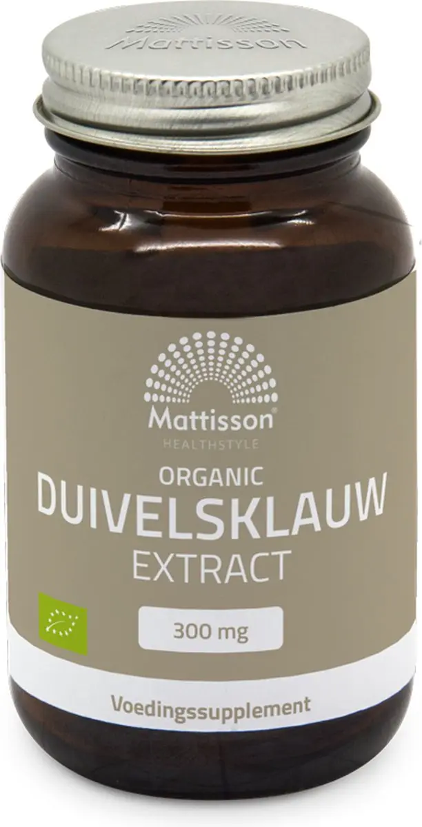 Mattisson Biologisch Duivelsklauw Extract 120 Capsules