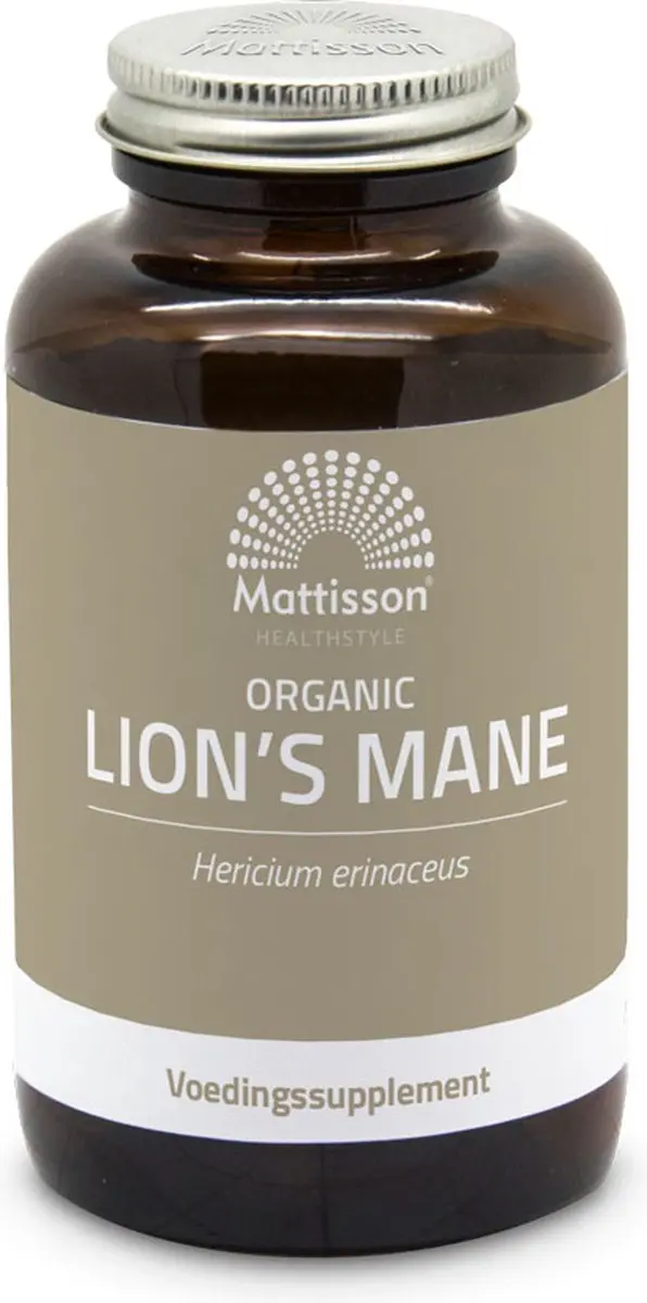Mattisson Biologische Lion's Mane 500mg - 120 Capsules