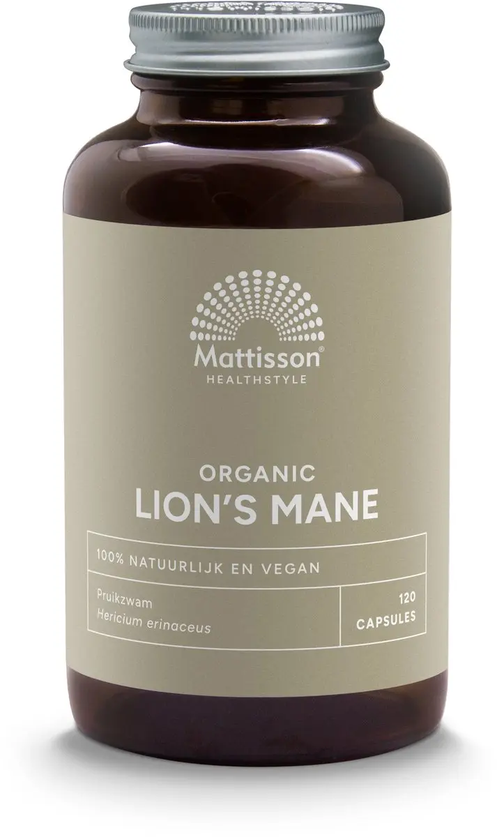 Mattisson Biologische Lion's Mane 500mg - 120 Capsules