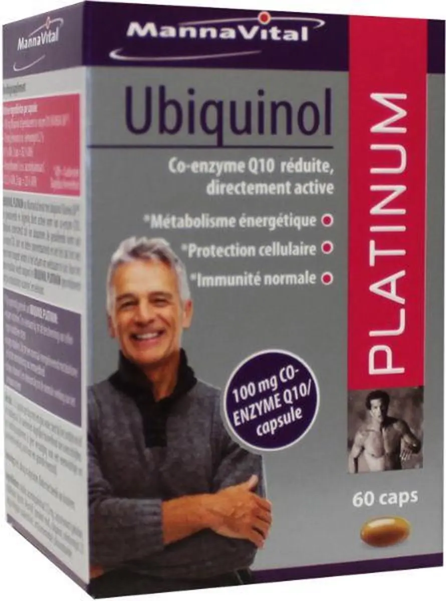 Mannavital Ubiquinol Platinum 60 Capsules