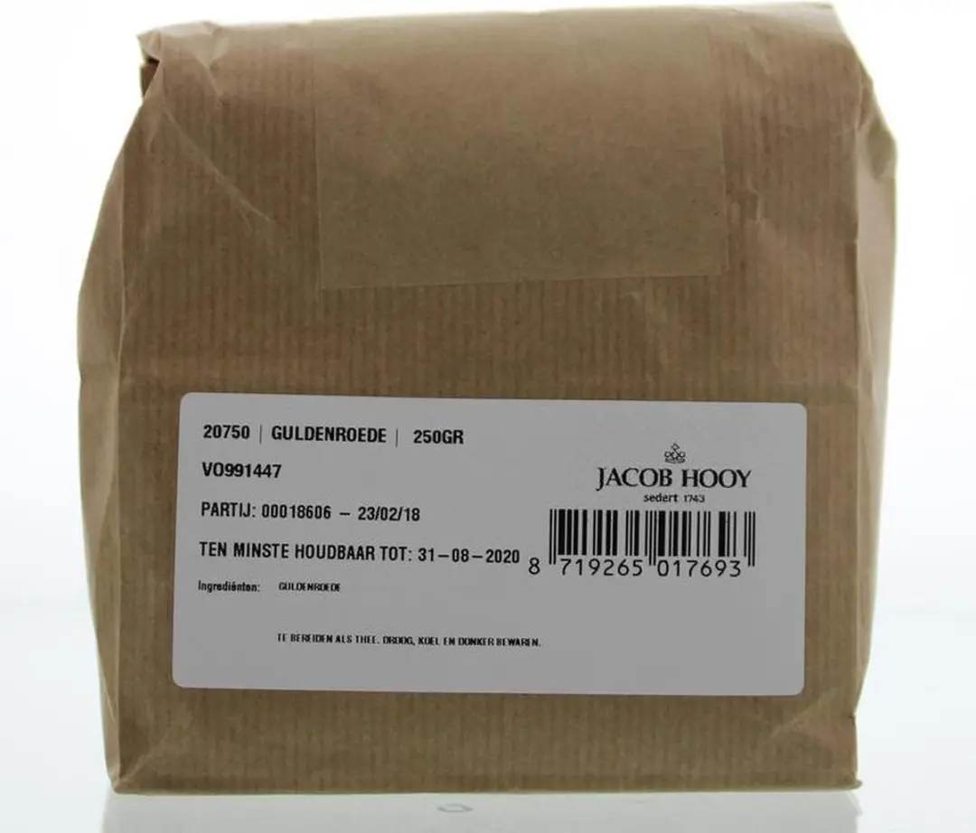 Jacob Hooy Guldenroede Blad Gesneden 250g