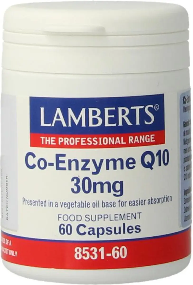 Lamberts Co-Enzym Q10 30mg - 60 Capsules