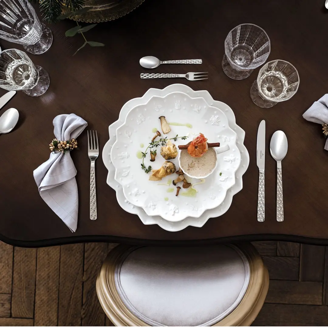 Villeroy & Boch Boston Tafelloods 212mm - 6 Stuks - Zilver - afbeelding 2 van 3