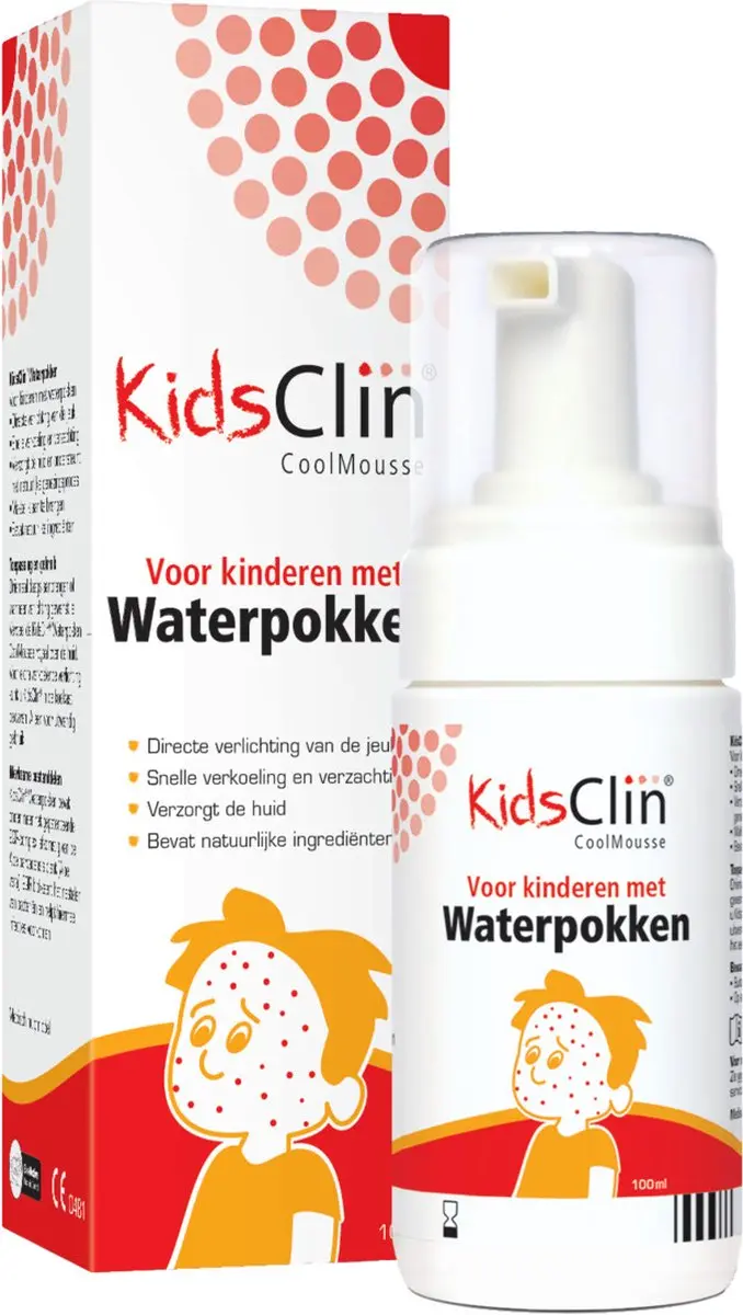 Kidsclin PoxClin Waterpokken CoolMousse 100ml