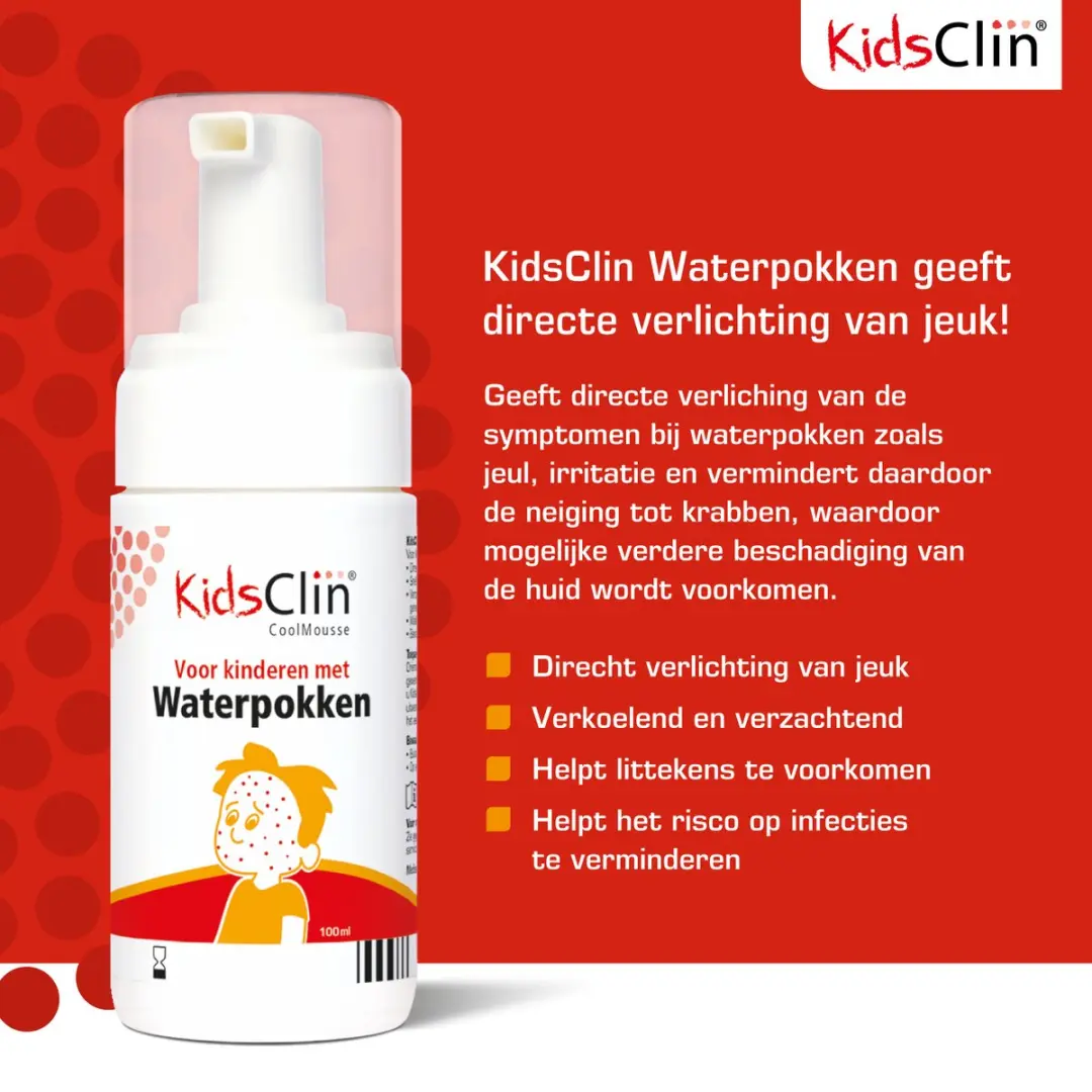 Kidsclin PoxClin Waterpokken CoolMousse 100ml