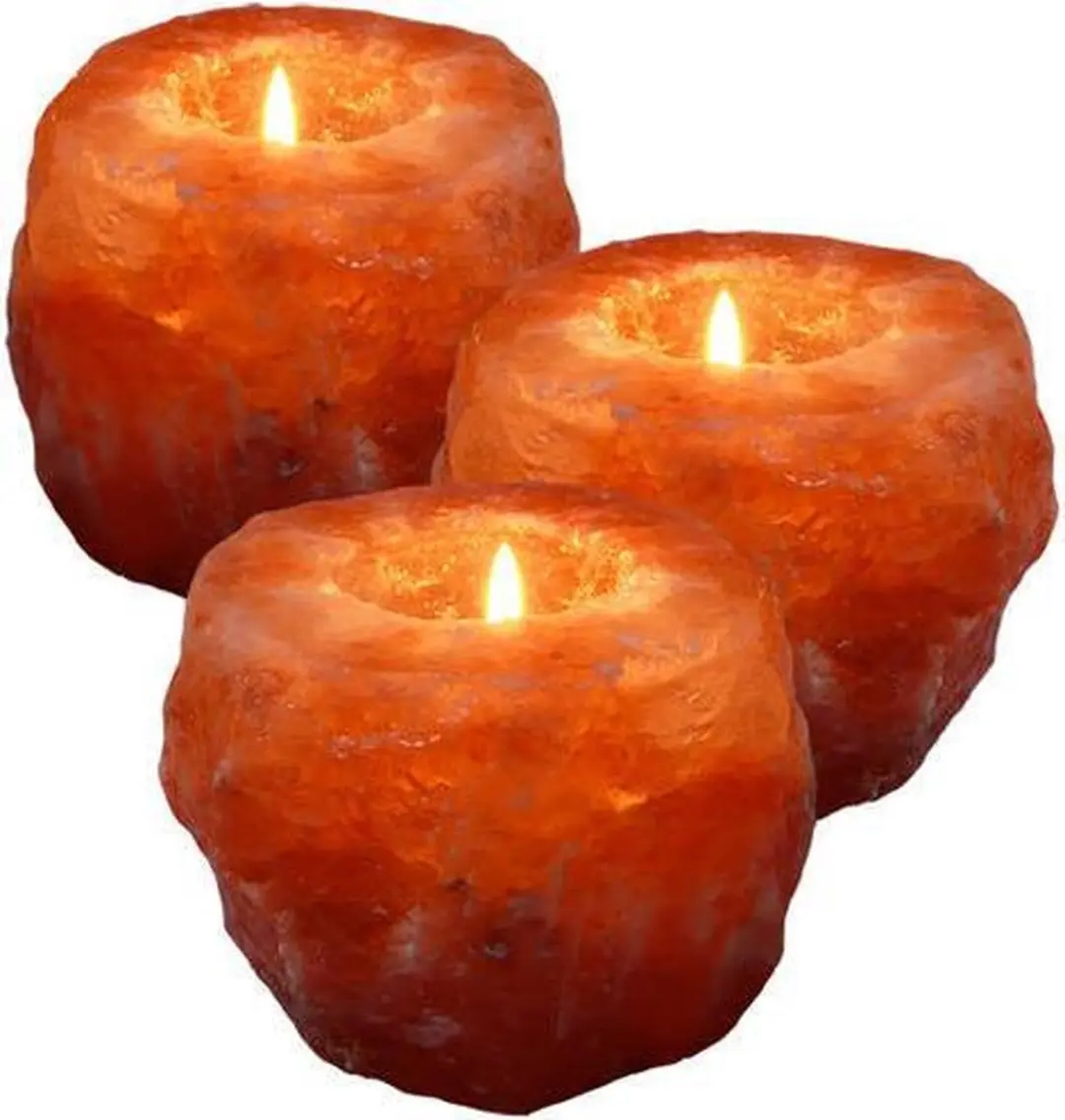 Esspo Himalayazout Theelicht - Warm oranje