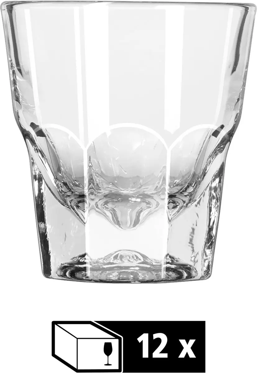Libbey Whiskeyglazen 70670 - 12 Stuks - 133ml - Transparant