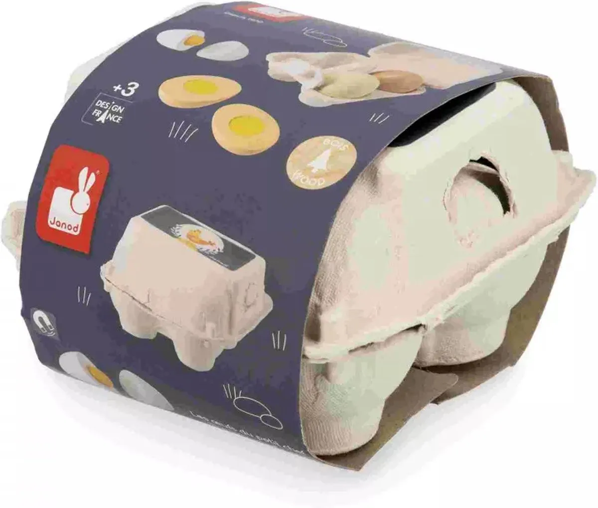 Janod In De Keuken Houten Eierdoos
