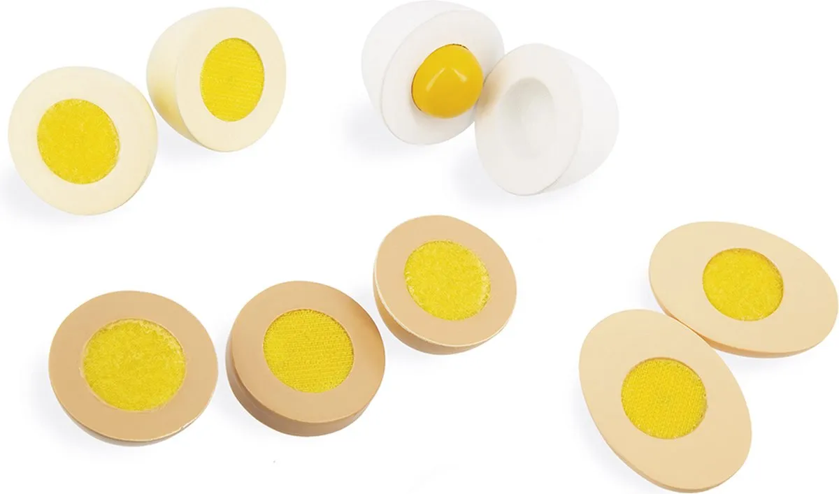 Janod In De Keuken Houten Eierdoos - Multikleur