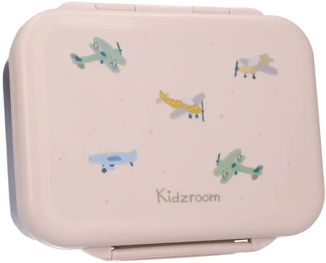 Kidzroom Small Talk Broodtrommel 1,8L - RVS - Beige