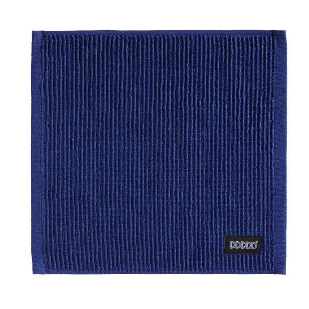 DDDDD Vaatdoeken Set 4 Stuks - 30x30cm - Blauw Gestreept