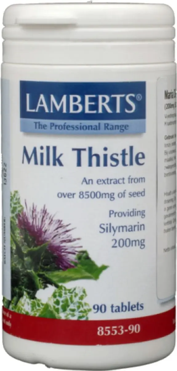 Lamberts Mariadistel 200mg Silymarin 90 Tabletten