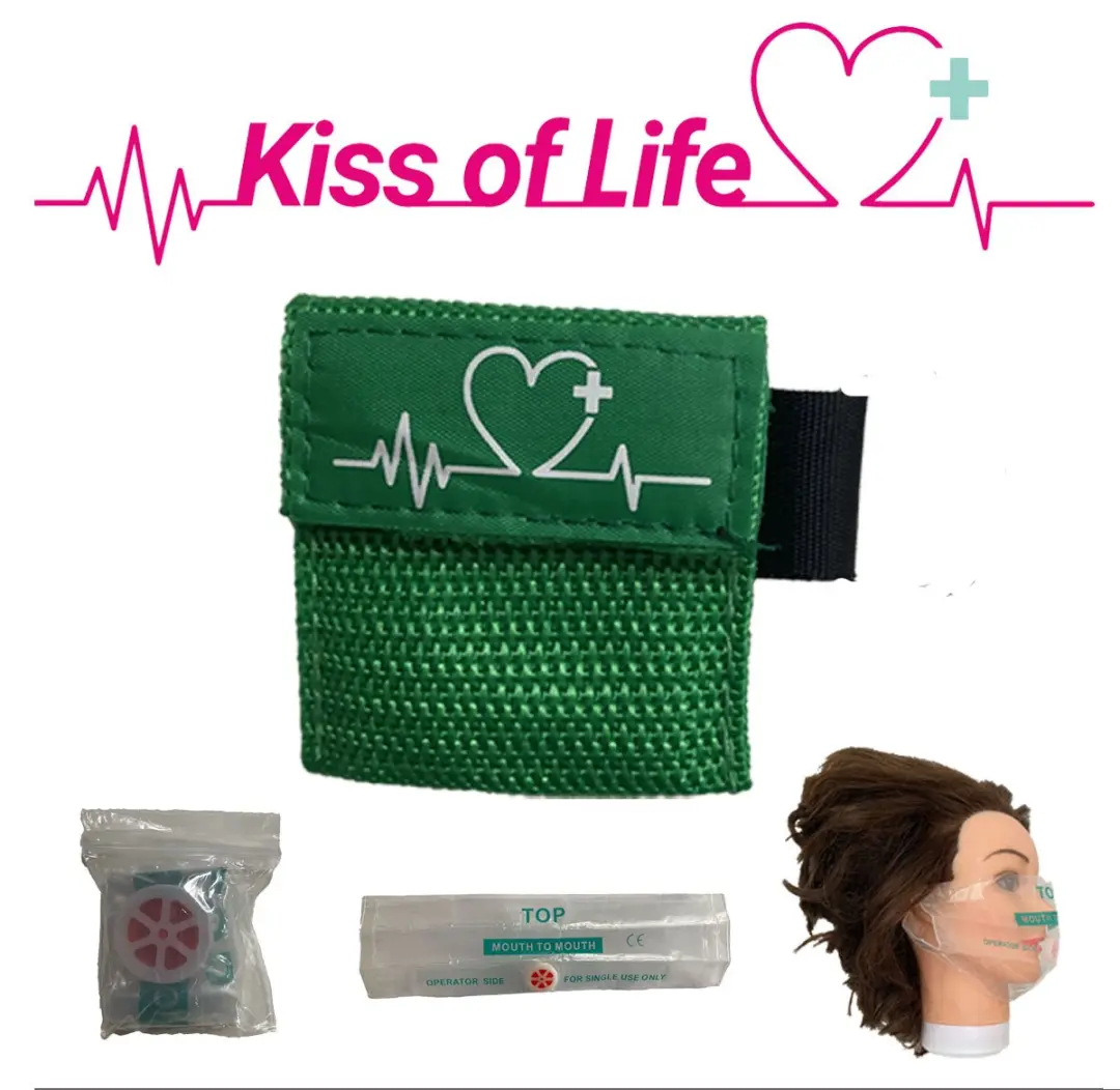 Kiss of Life Ademhalingsmasker CPR Sleutelhanger