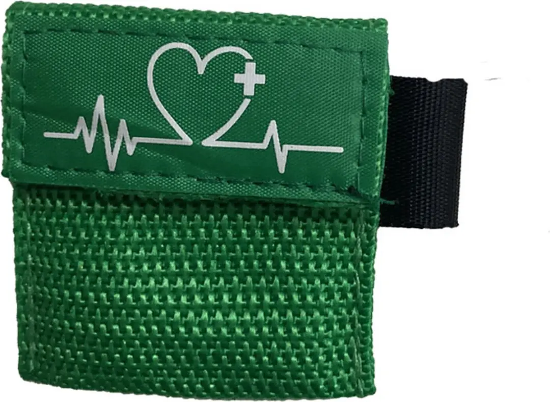 Kiss of Life Ademhalingsmasker CPR Sleutelhanger - Groen