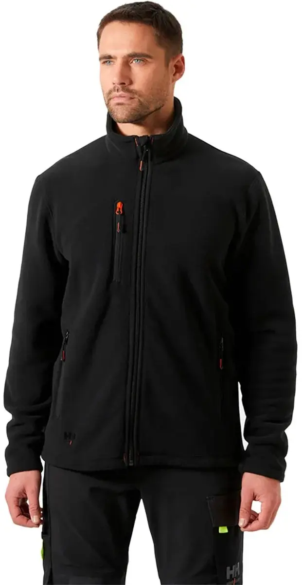 Helly Hansen Oxford Fleece Jacket 72026 - Zwart M - afbeelding 6 van 6