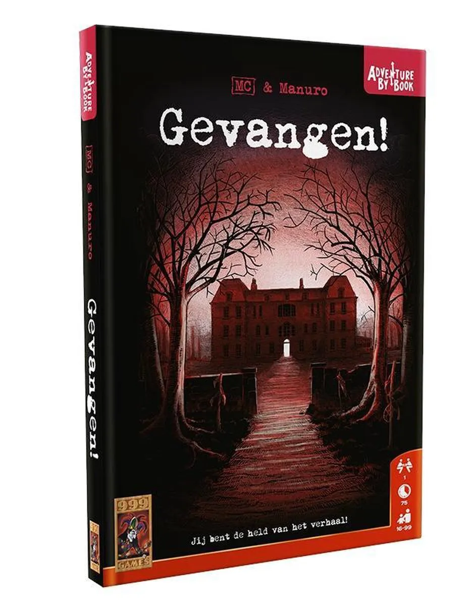 999 Games Adventure by Book Gevangen! Breinbreker