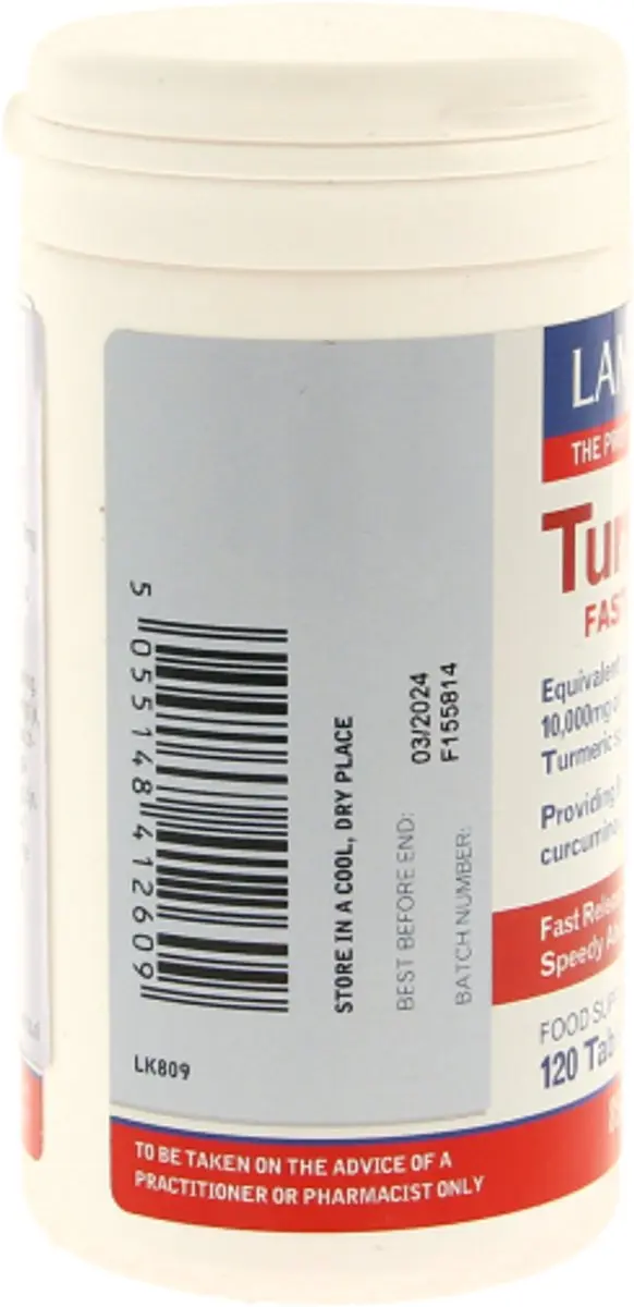Lamberts Curcuma Fast Release 120 Tabletten - 120mg