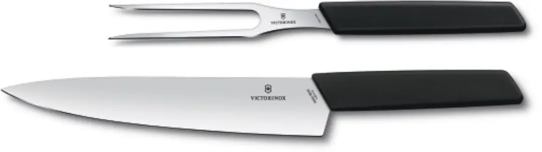 Victorinox Swiss Modern Trancheerset 6.9093.21G - 2-delig - Zwart