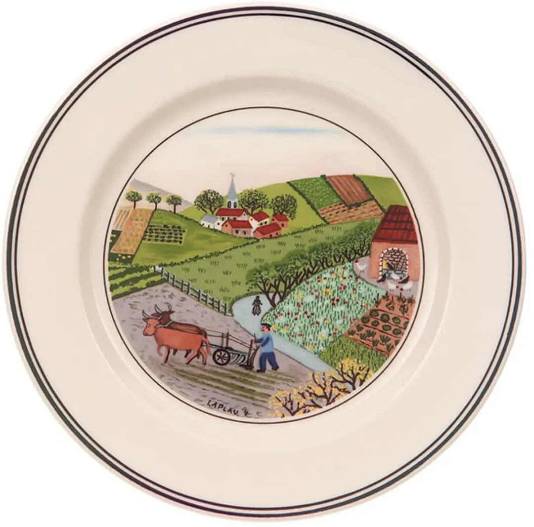Villeroy & Boch Feldarbeit Design Naif Brotteller Ø17cm