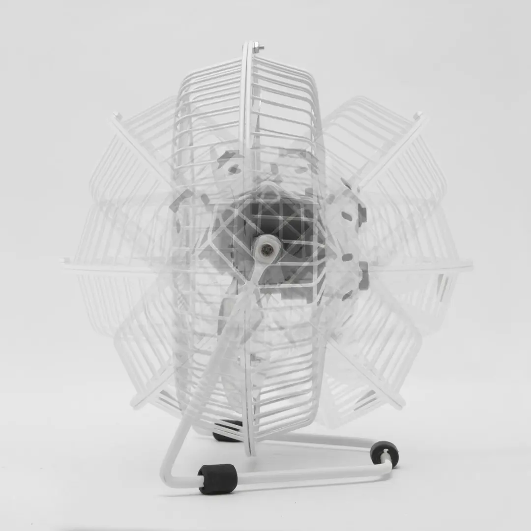 Delight USB Mini Ventilator 18cm - Wit