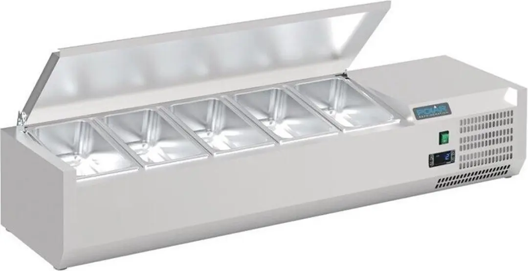 Polar G-Serie FA854 Opzetkoelvitrine - 5x GN 1/4