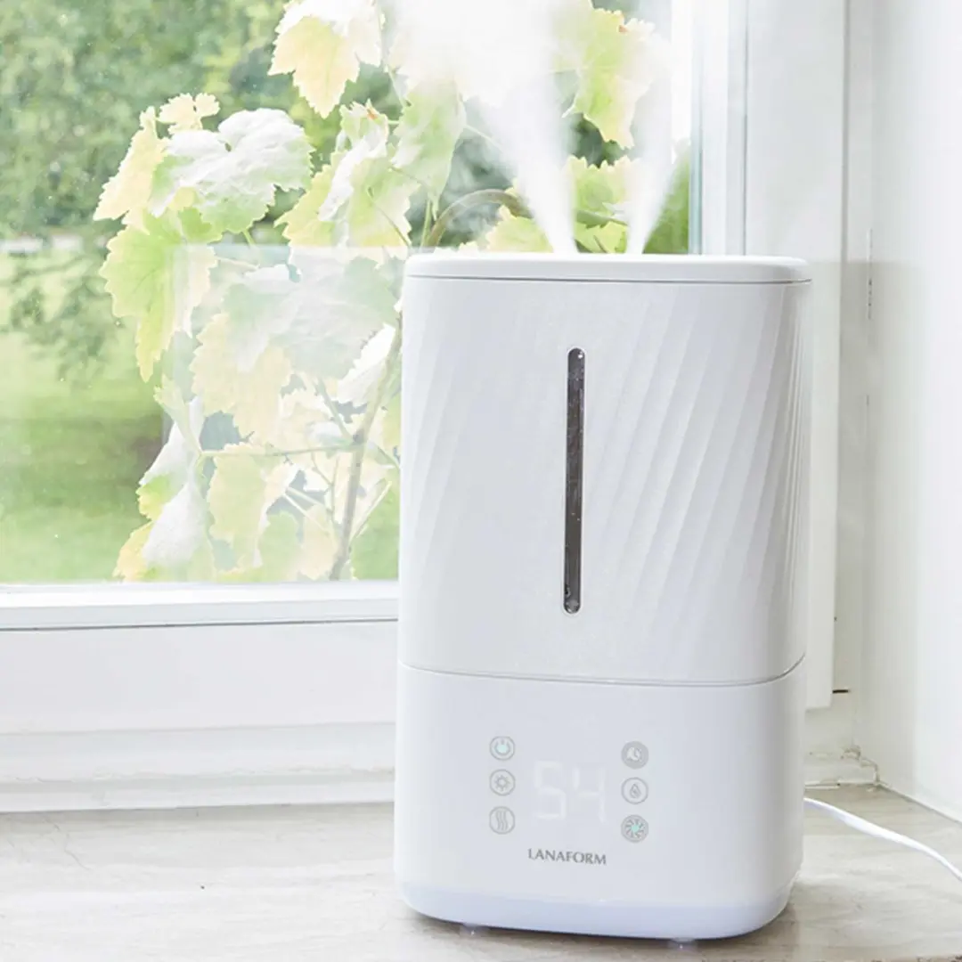 Lanaform Napo Luchtbevochtiger 4.5L - Hygrometer - Aroma Diffuser - Wit - afbeelding 6 van 6