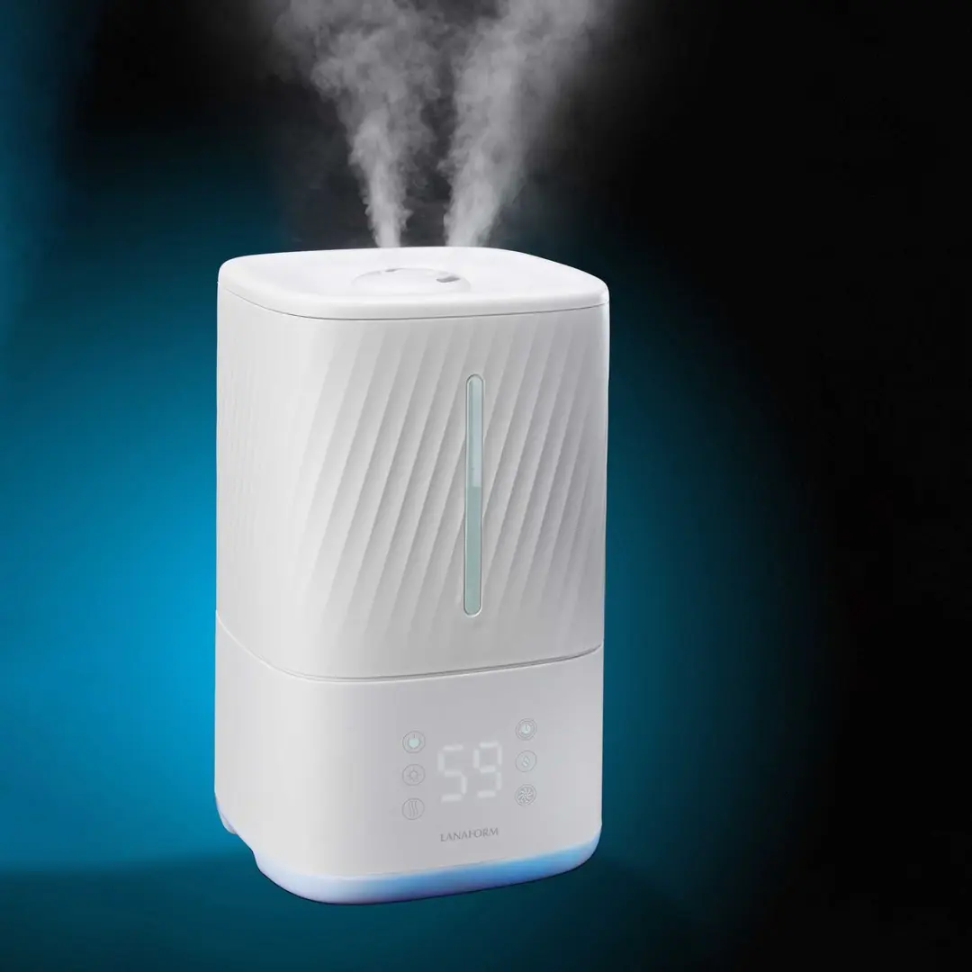 Lanaform Napo Luchtbevochtiger 4.5L - Hygrometer - Aroma Diffuser - Wit