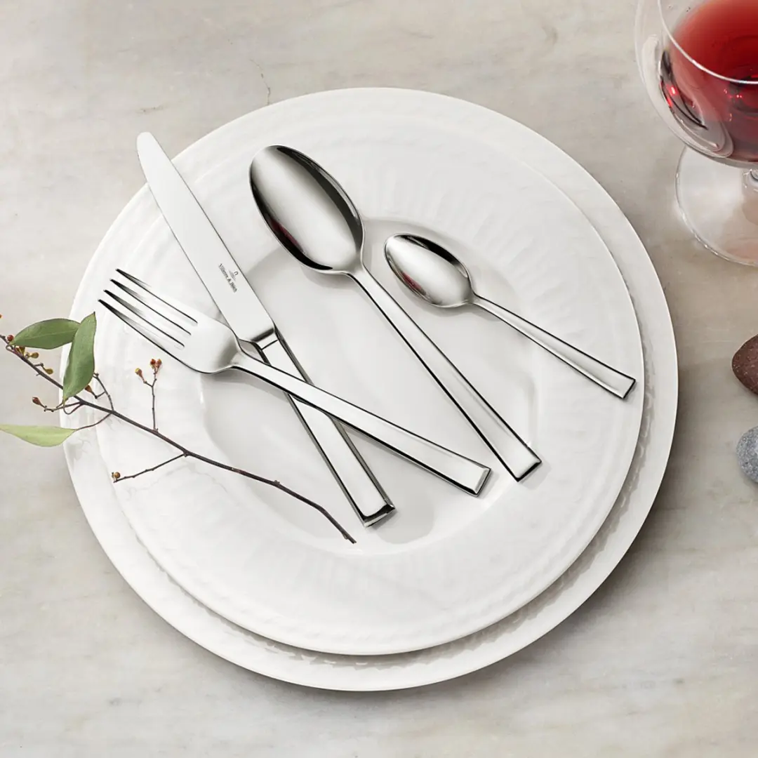 Villeroy & Boch Victor Tafellepel Set - 6 Stuks - Zilver - afbeelding 2 van 3