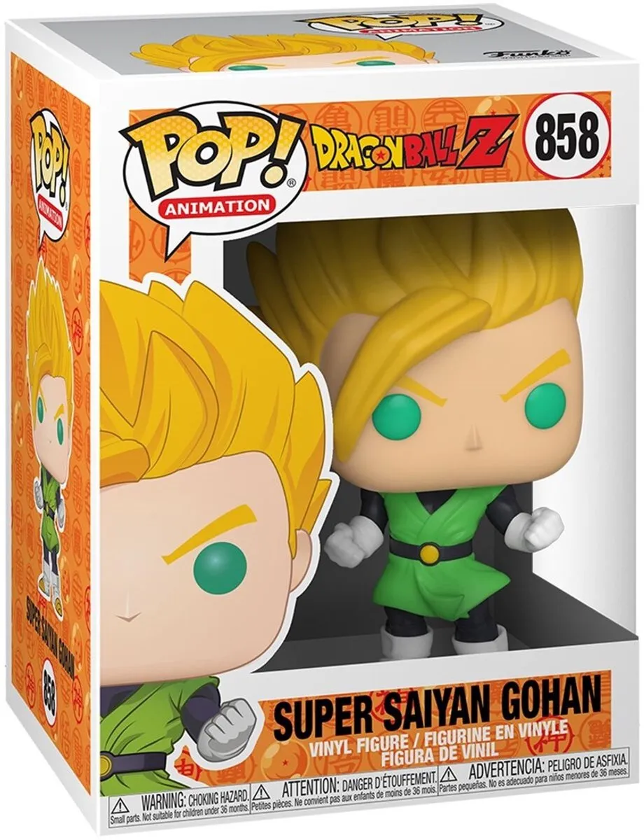 Funko Pop Animation Dragon Ball Z Super Saiyan Gohan #858 - Multi