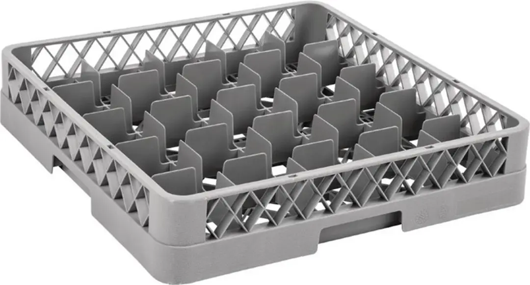 Vogue Glazenkorven F613 - 25 Compartimenten - Zwart