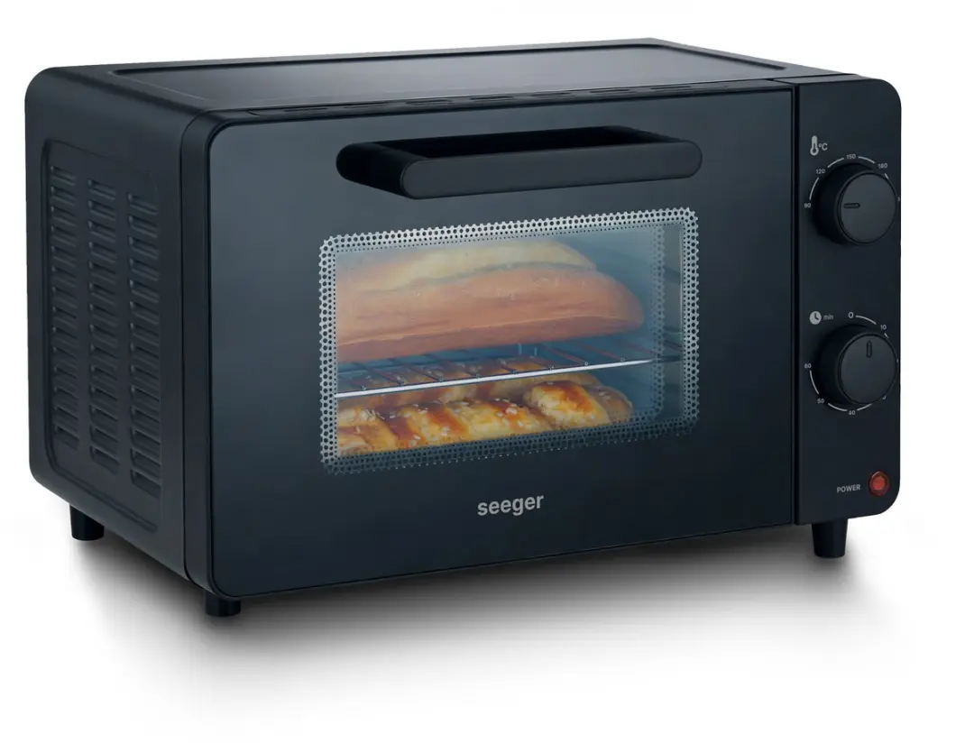 SEEGER Mini Oven SGR1900BK 10L - Zwart