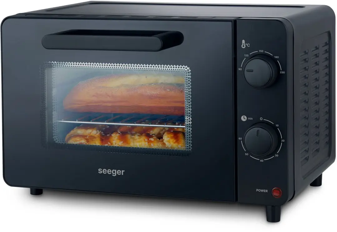SEEGER Mini Oven SGR1900BK 10L - Zwart