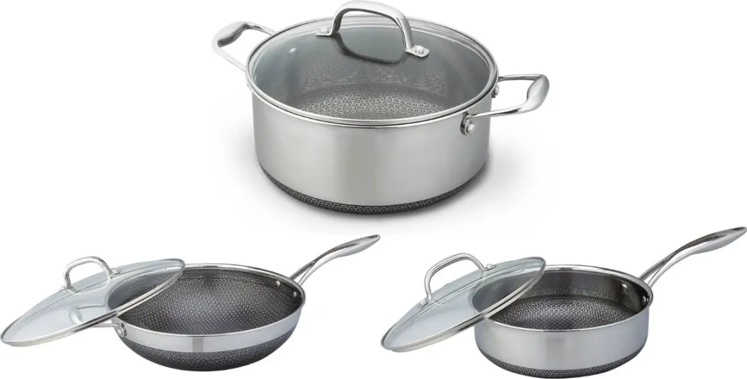 Westinghouse Black Signature 3-delige Pannenset