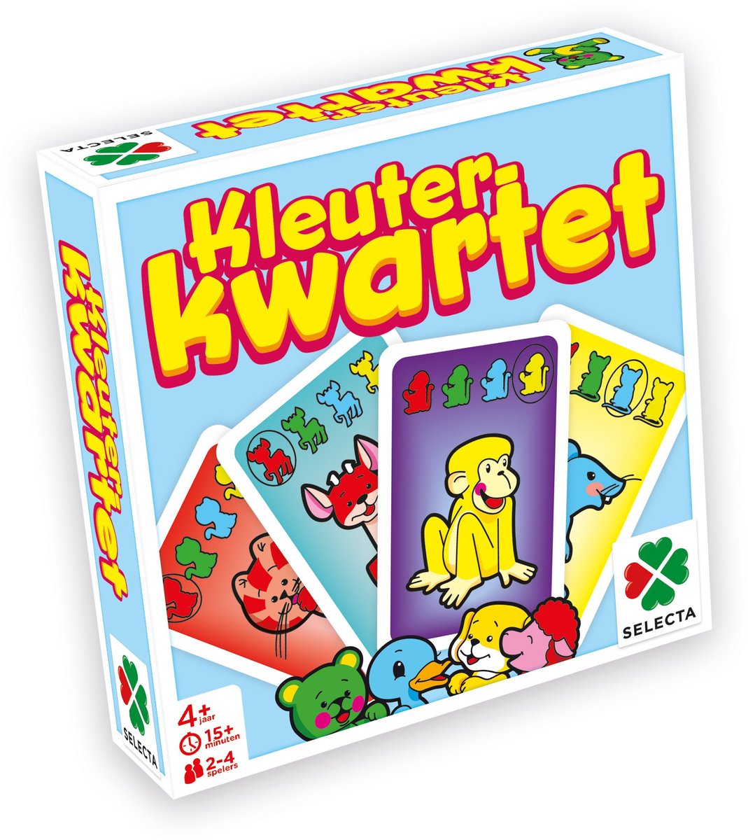 Tactic Kleuter Kwartet – Kaartspel – Kinderspel – Vanaf 3 jaar – 2-4 spelers