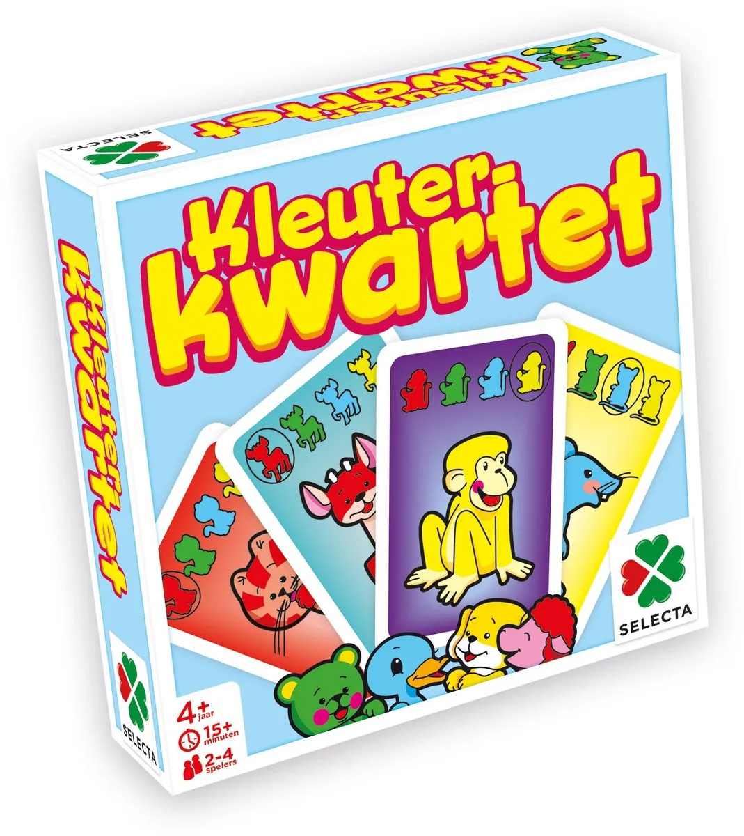 Tactic Kleuter Kwartet - 54591 - Kaartspel - 2-4 Spelers