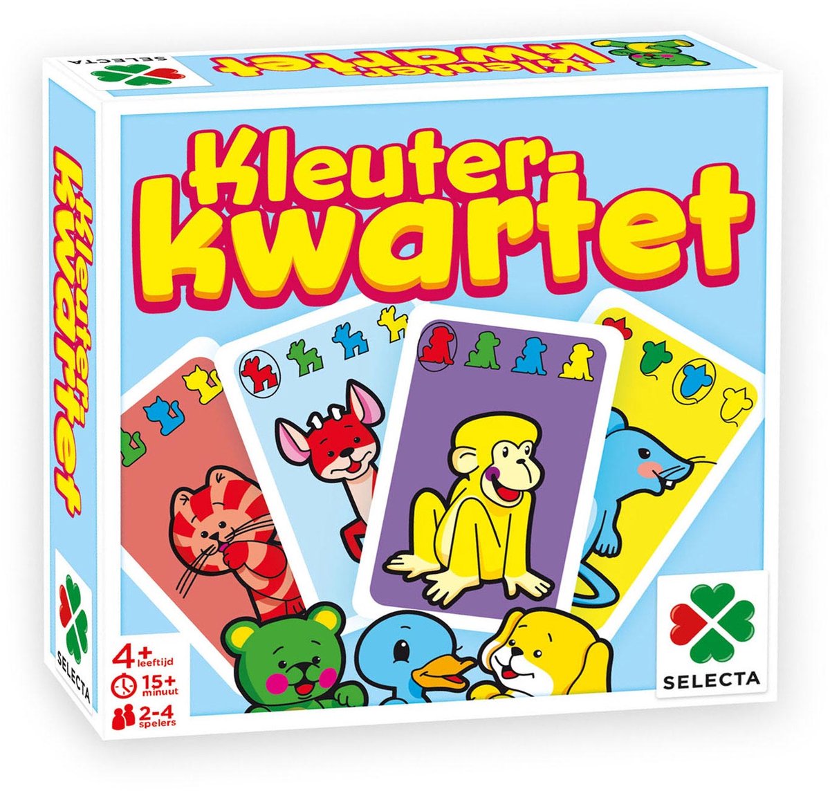 Tactic Kleuter Kwartet – Kaartspel – Kinderspel – Vanaf 3 jaar – 2-4 spelers