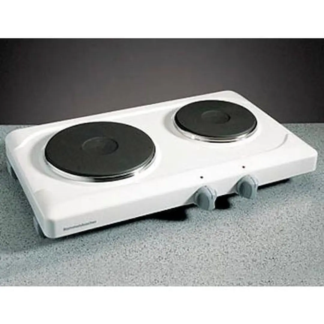 Rommelsbacher THS 2015 Dubbele Kookplaat - 2 Zones 145/180mm Wit