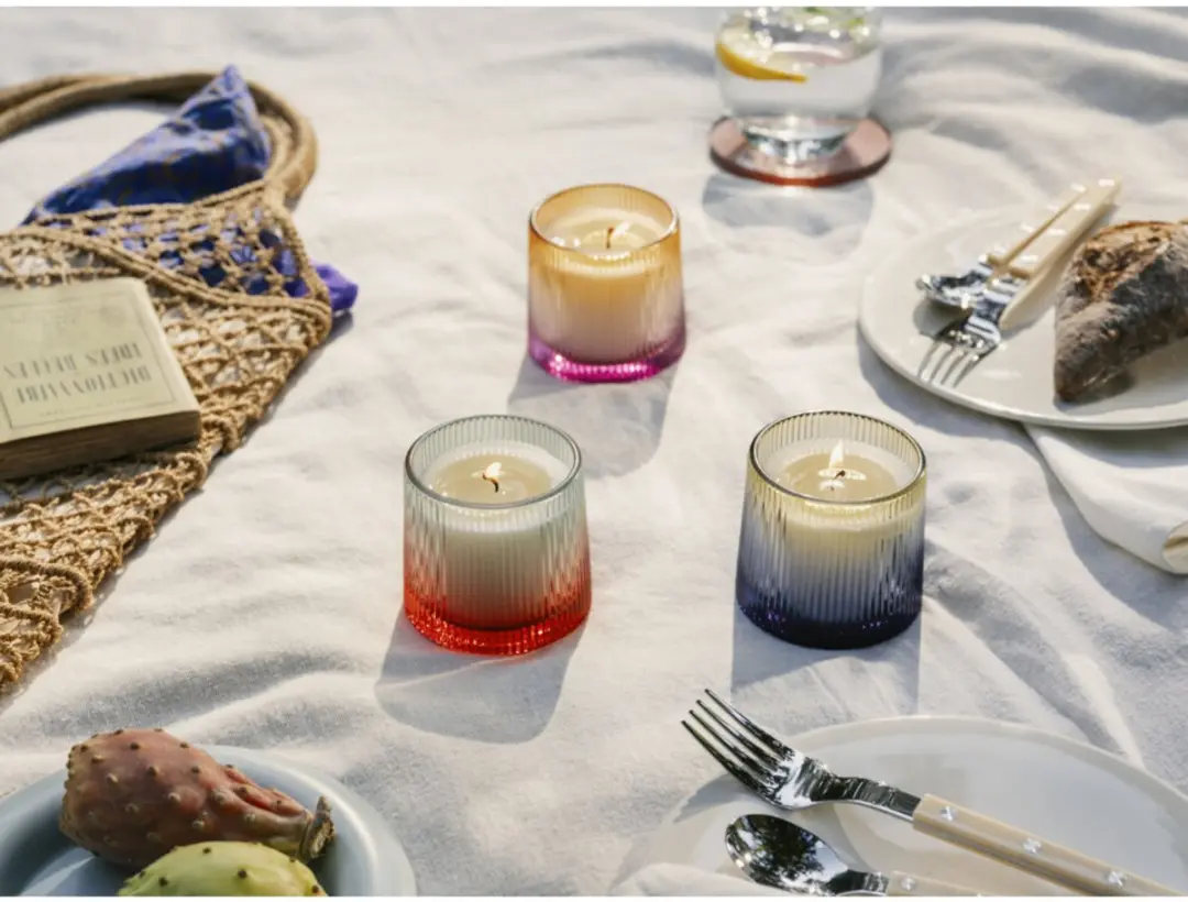Spaas Pop Geurloze Kaars Middernacht Blauw