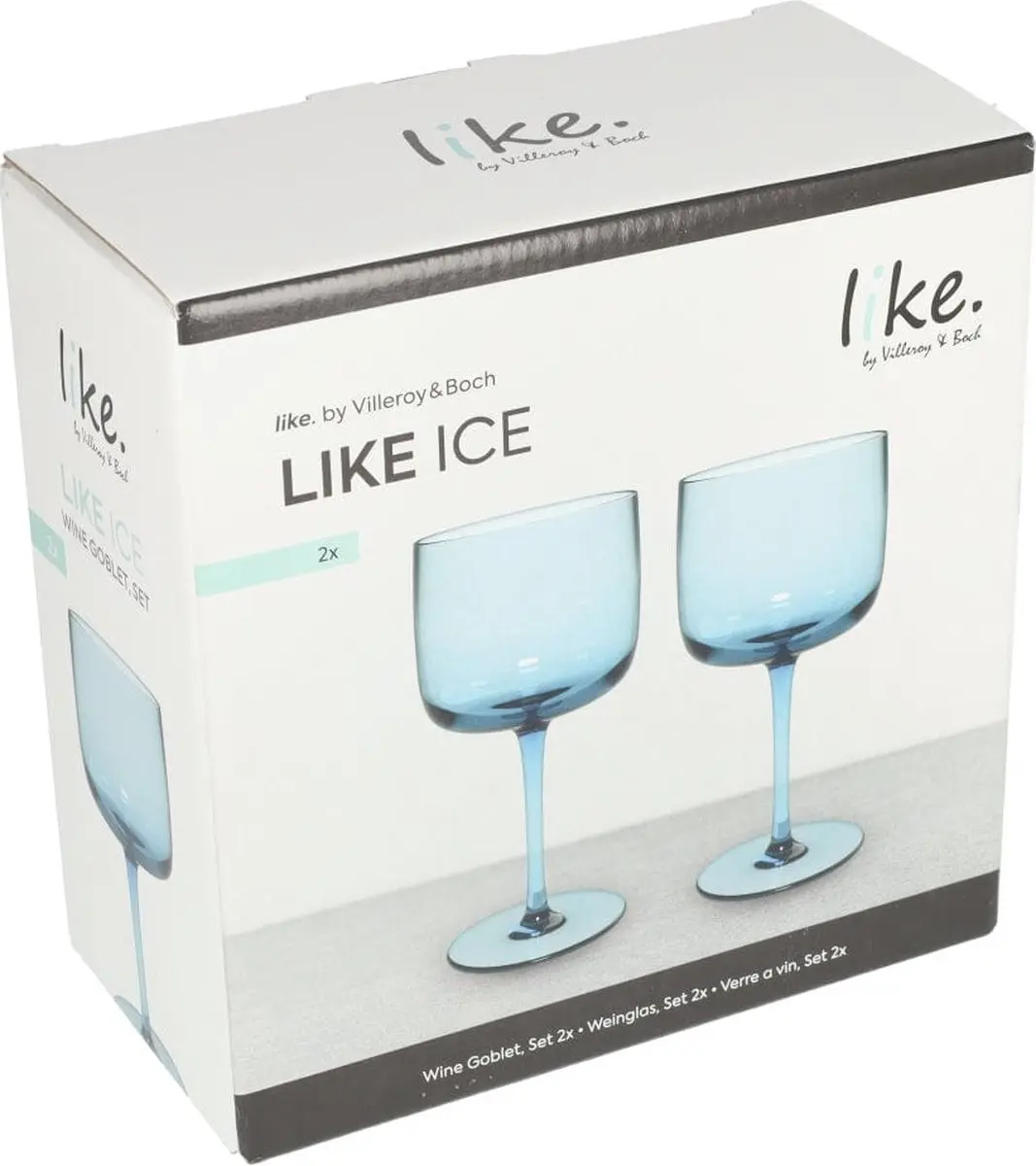 Villeroy & Boch Like Ice Wijnglazen 2 Stuks - Blauw