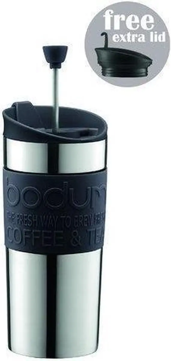 Bodum Travel Press K11067-01 - 350ml - Zwart
