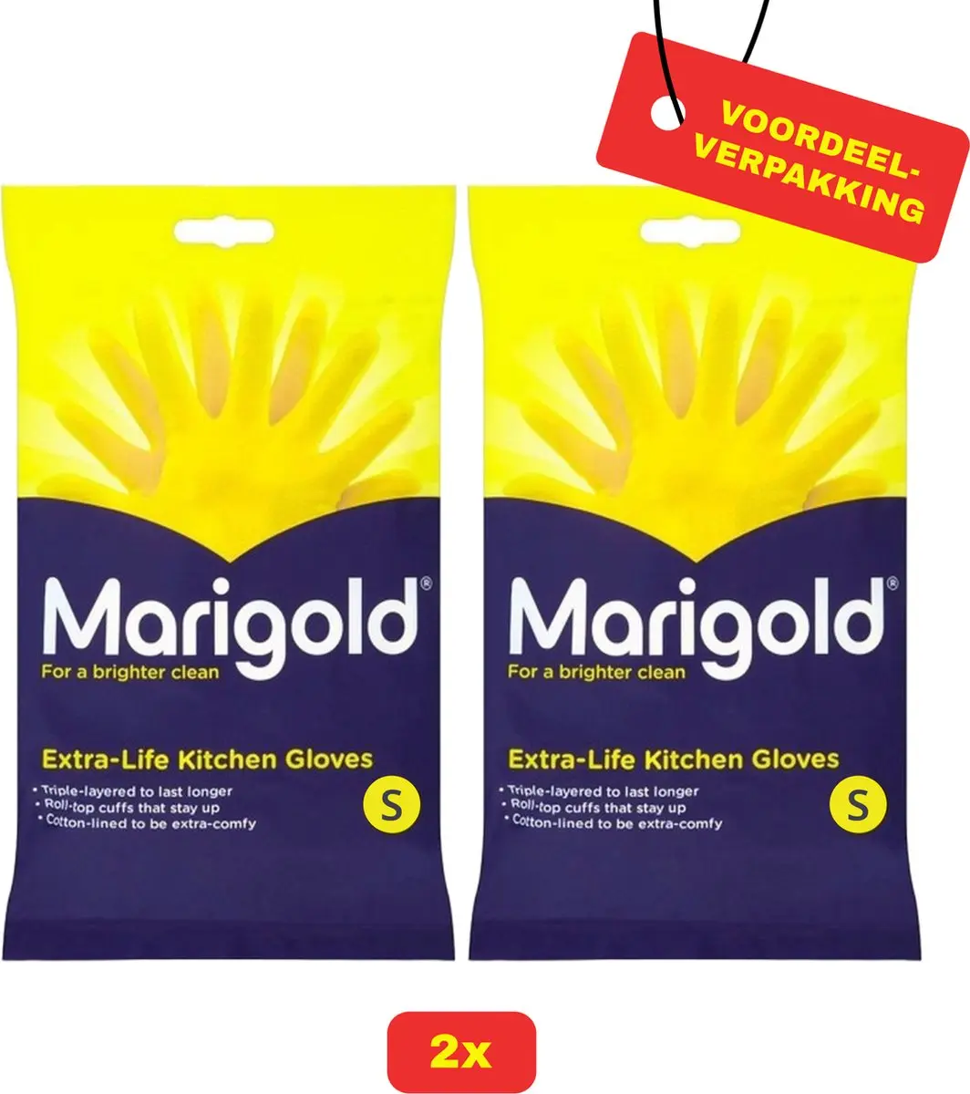 Marigold Extra Life Huishandschoenen Geel Maat S