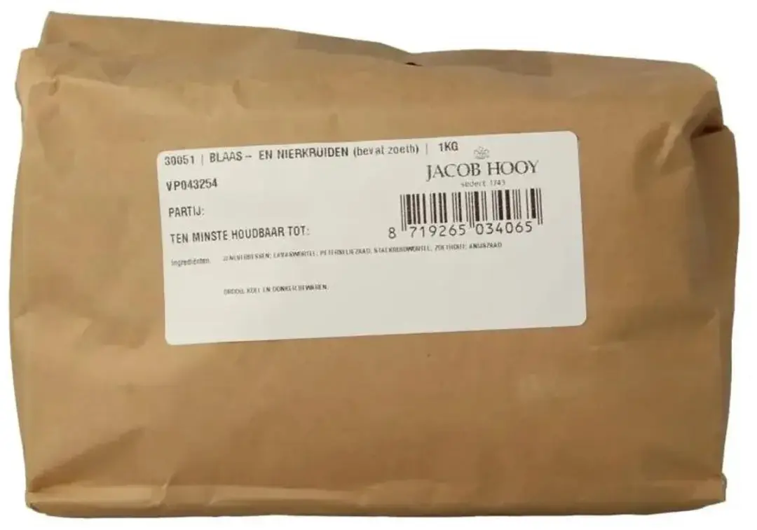 Jacob Hooy Blaas en Nier Kruiden 1kg
