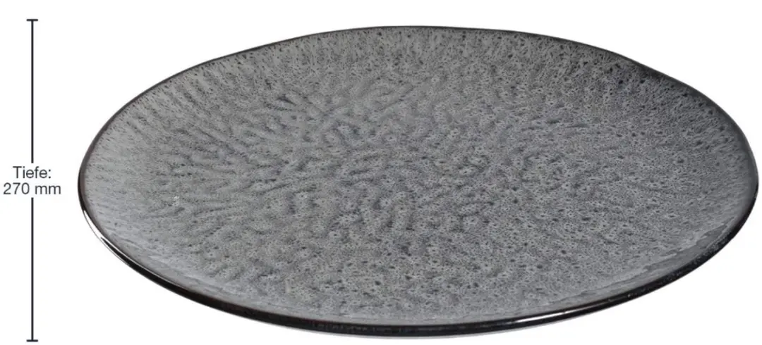 Leonardo Dinerbord Matera Grijs 27cm